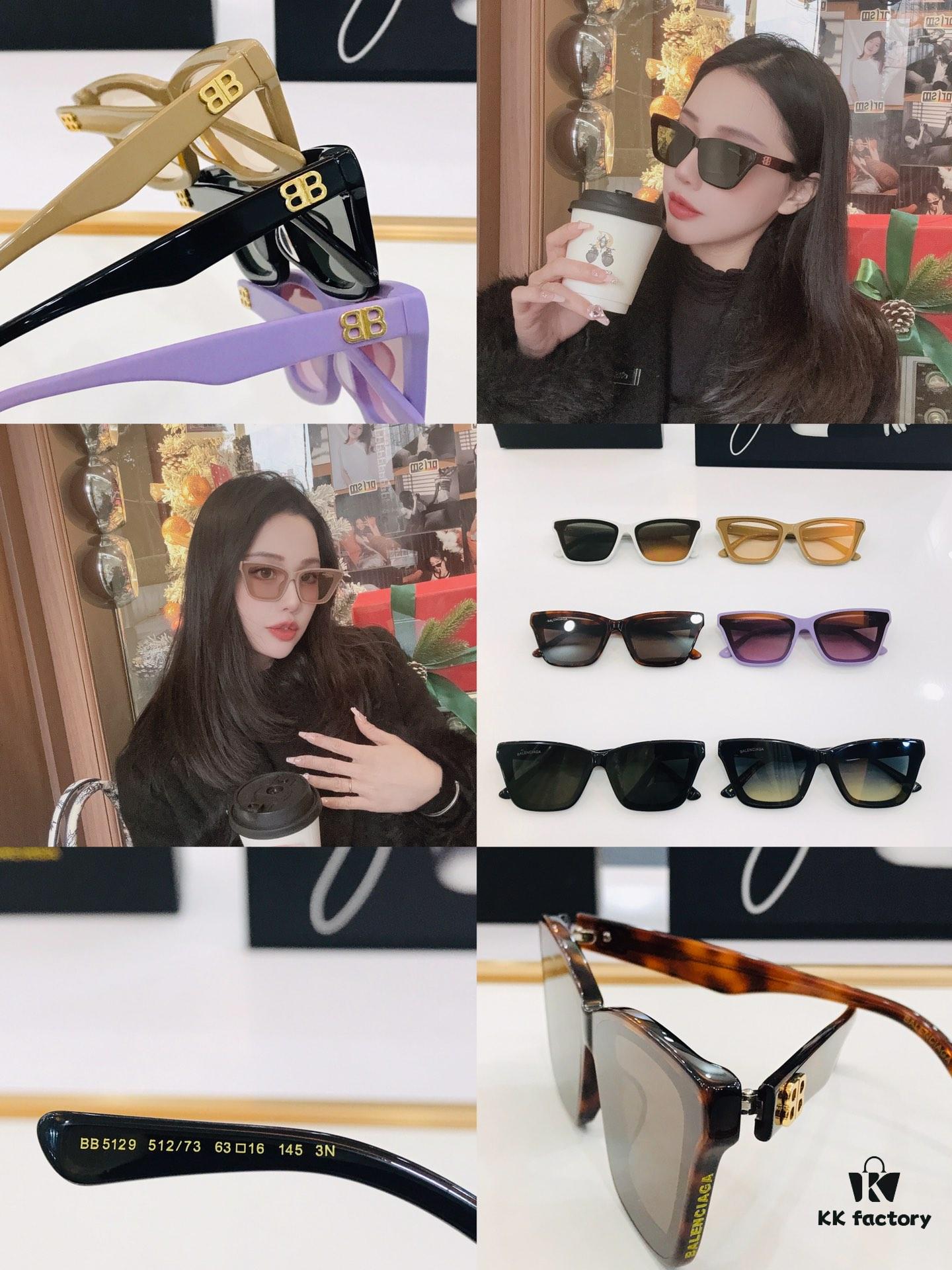 6931adf7ccd8ab3d7afa224e BALENCIAGA Balenciaga BB5129 Size: 63□16-145 Unique and Exceptional Design That Captivates at First Sight, Extremely Versatile and Stylish, Premium Quality Sunglasses