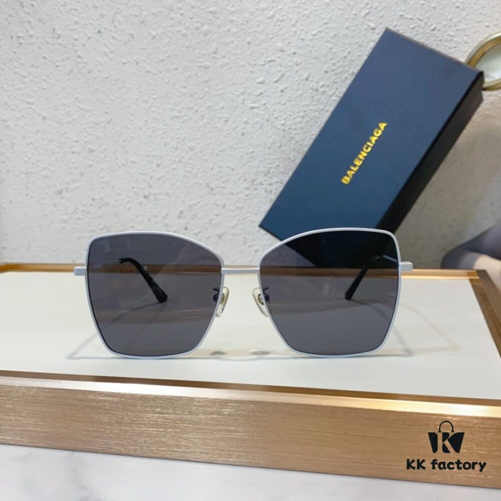 6931adf7ccd8ab3d7afa224f BALENCIAGA Paris Fashion Sunglasses with Embossed Logo Temple Design Model: BB0196SA Size: 60-16-145