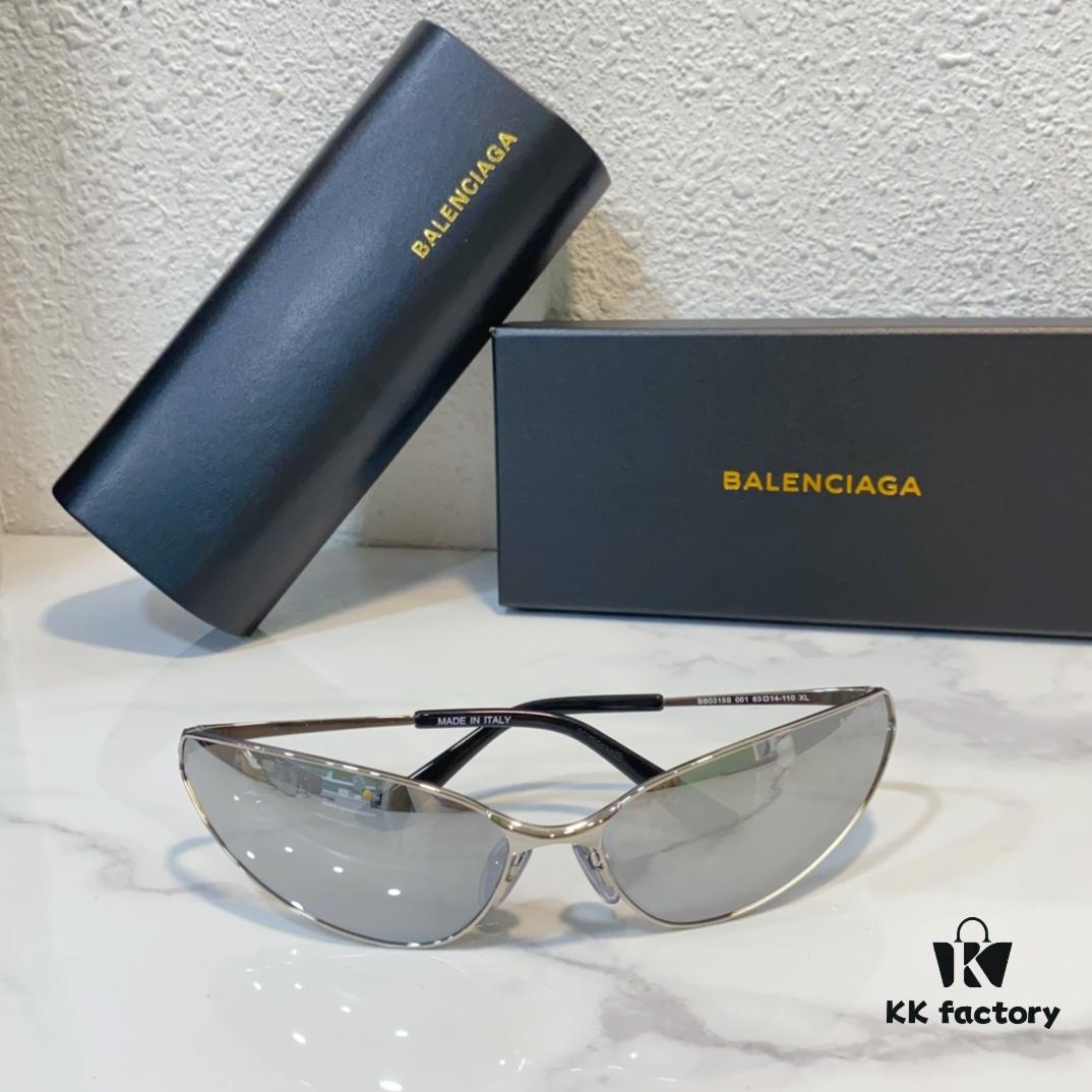 6931ae00ccd8ab3d7afa22d0 160 Balenciaga BB0315S 63-14-140 High-End Original BB Nose Pad Sunglasses