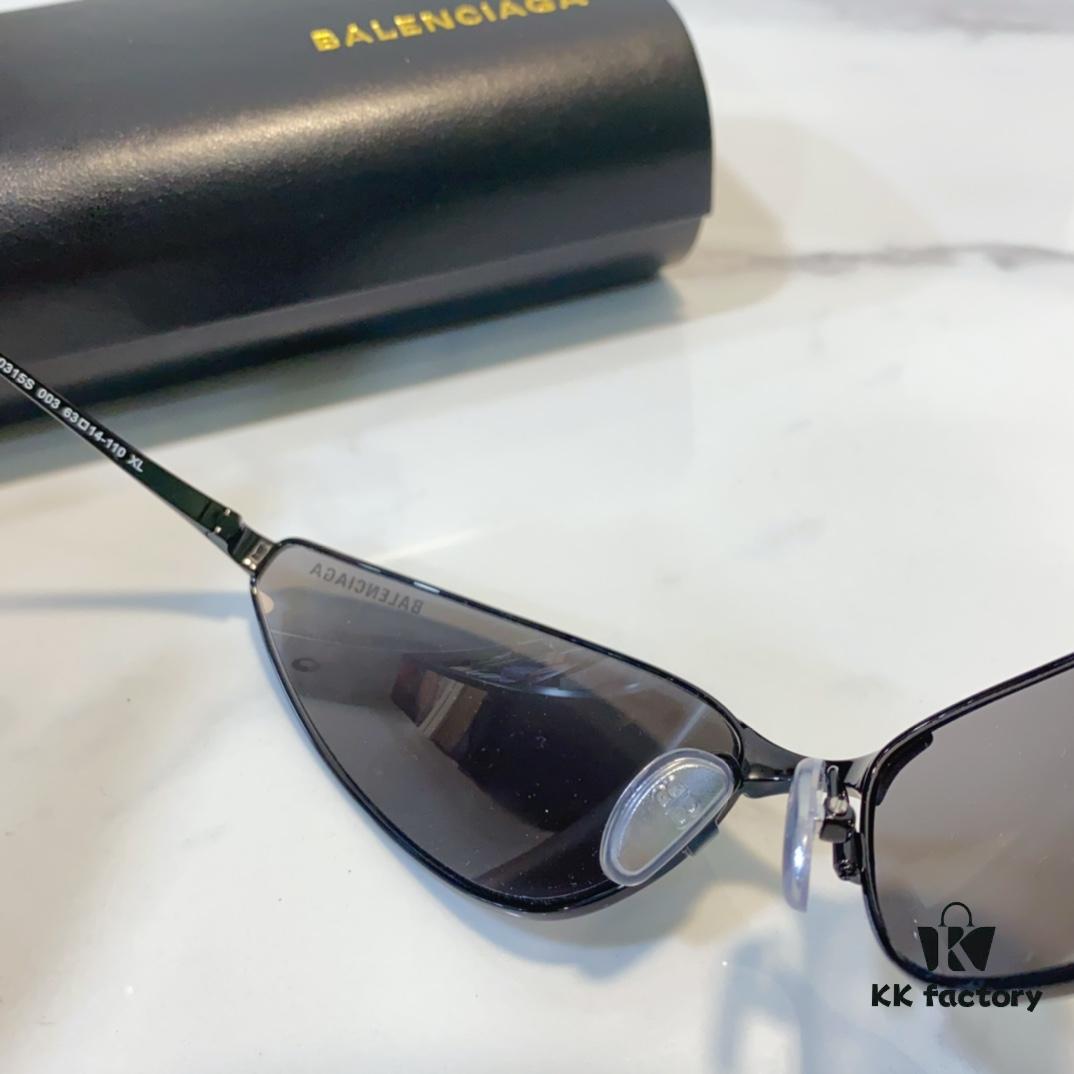 6931ae00ccd8ab3d7afa22d2 160 Balenciaga BB0315S 63-14-140 High-End Original BB Nose Pad Sunglasses