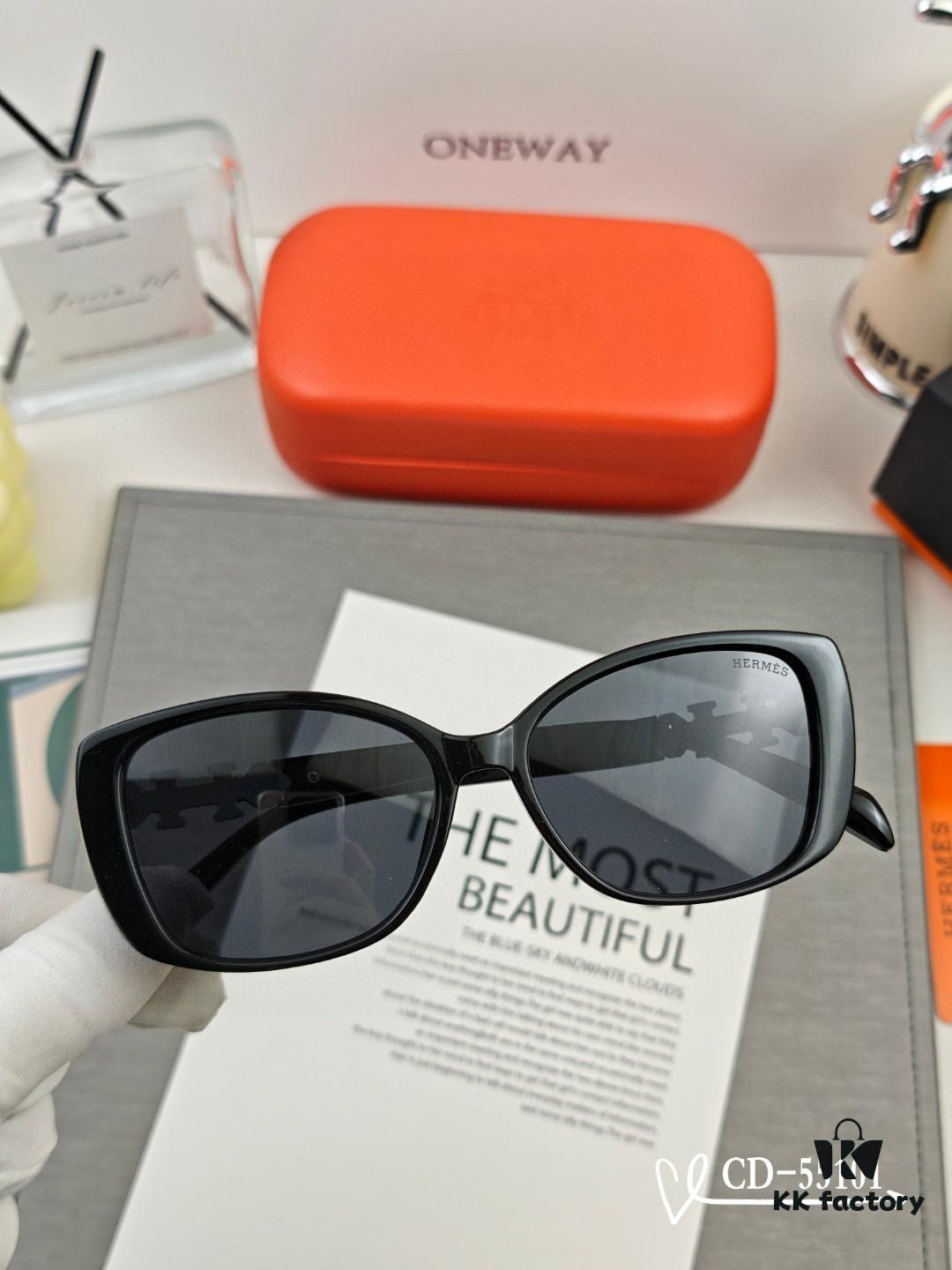 6931ae02ccd8ab3d7afa22f6 Hermès | New Model 55101 TR90 Lightweight Sunglasses with Polarized Lenses, Size 59-13-147