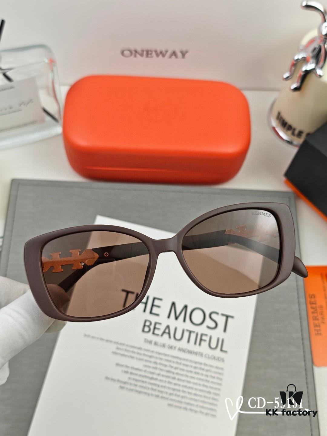 6931ae02ccd8ab3d7afa22f7 Hermès | New Model 55101 TR90 Lightweight Sunglasses with Polarized Lenses, Size 59-13-147