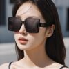 6931ae03ccd8ab3d7afa2303 HERMES Spring 2025 New Arrival Original Luxury Square Sunglasses - High-Quality Authentic Design