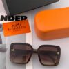 HERMES 2025 Spring New Arrival Original Release Highly Popular Luxury Square Sunglasses Model: H2304