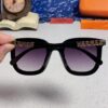 6931ae06ccd8ab3d7afa232e Hermes 2025 New Arrival Retro Square Unisex Sunglasses for Women, Slimming Frame for Round Faces, Fashionable Metal Hollow-out Temples, UV Protection
