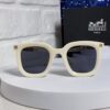 6931ae08ccd8ab3d7afa233e Hermes 2025 New Arrival Retro Square Unisex Sunglasses for Women, Slimming Frame for Round Faces, Fashionable Metal Hollow-out Temples, UV Protection Sun Glasses