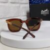 6931ae09ccd8ab3d7afa2352 Hermes 2025 New Arrival Retro Square Unisex Sunglasses for Women, Slimming Design for Round Faces, Fashionable Metal-Frame with Cut-Out Temples, UV-Protective Sunglasses