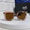 6931ae0bccd8ab3d7afa2363 Hermes 2025 New Arrival Retro Square Unisex Sunglasses for Women, Slimming Frame for Round Faces, Fashionable Influencer-Style Sunglasses with Metal Cut-Out Temples, UV-Protective Eyewear