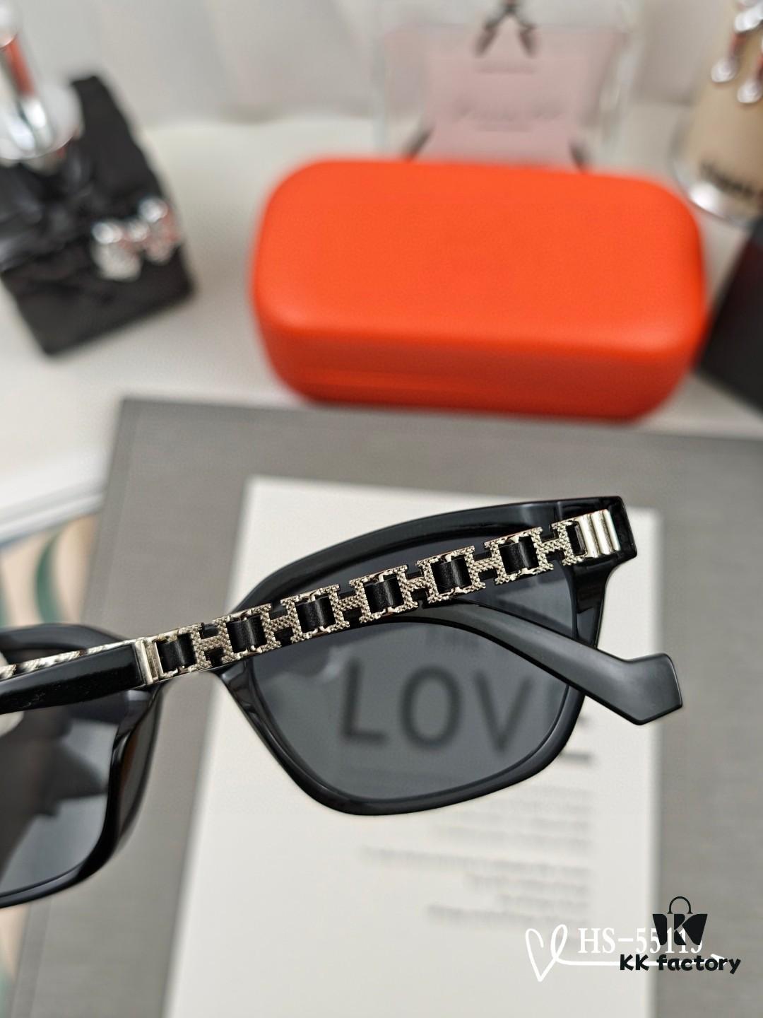 Hermès | New Model 55113 TR90 Lightweight Sunglasses with Polarized Lenses, Stylish and Comfortable for Travel and Driving