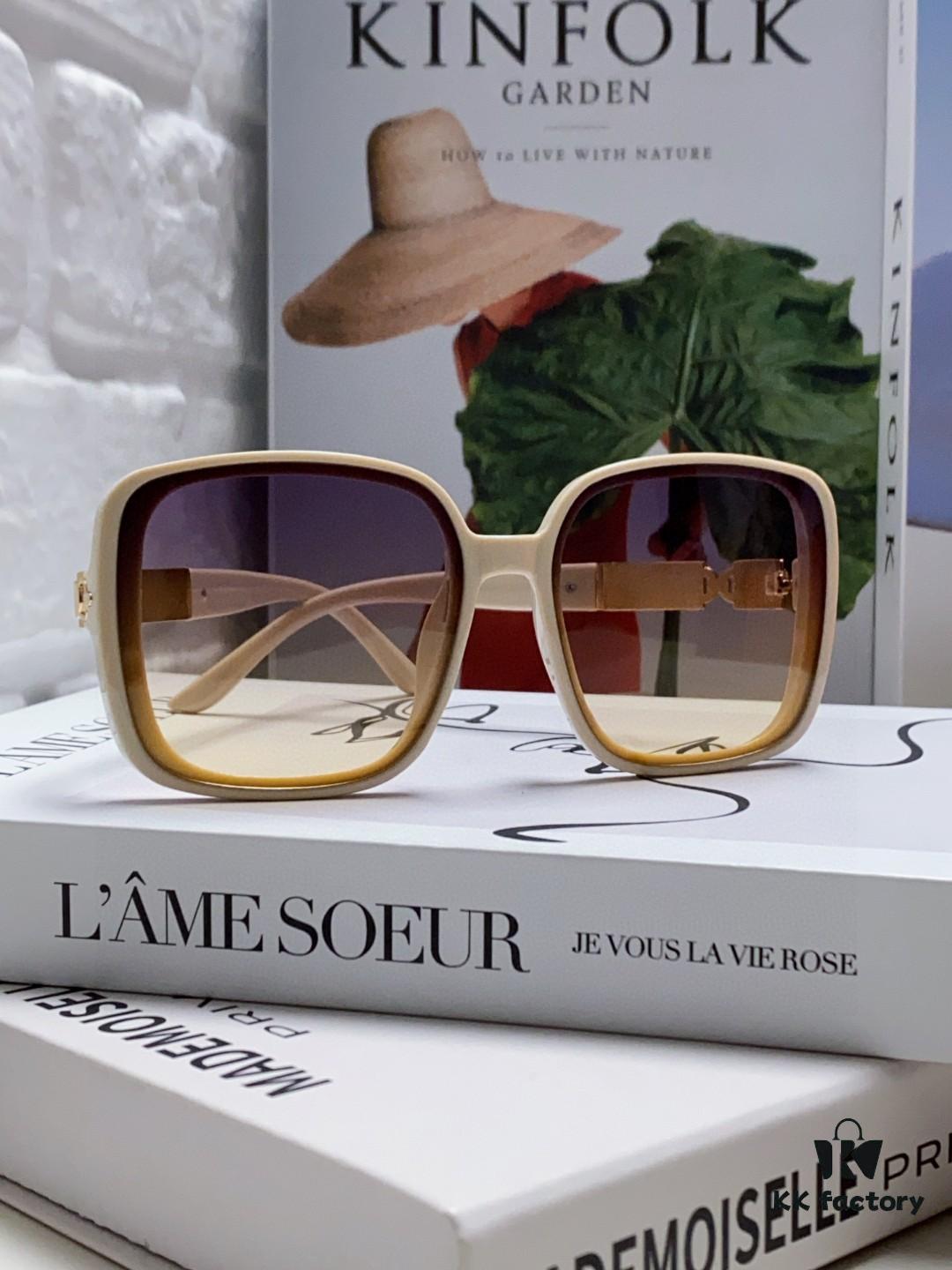6931ae14ccd8ab3d7afa23ed Hermes 2024 New Arrival Women's Sunglasses, Polarized Driving Glasses, Large Square-Round Frame, UV Protection, Face-Framing Design