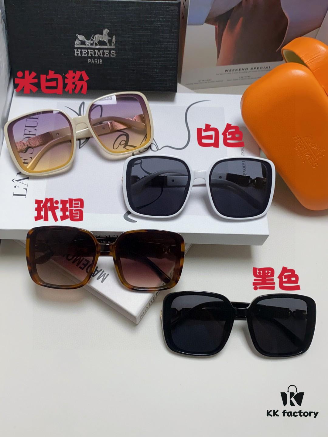 6931ae15ccd8ab3d7afa23f5 Hermes 2024 New Arrival Women's Sunglasses, Polarized Driving Glasses, Large Square-Round Frame, UV Protection, Face-Framing Design