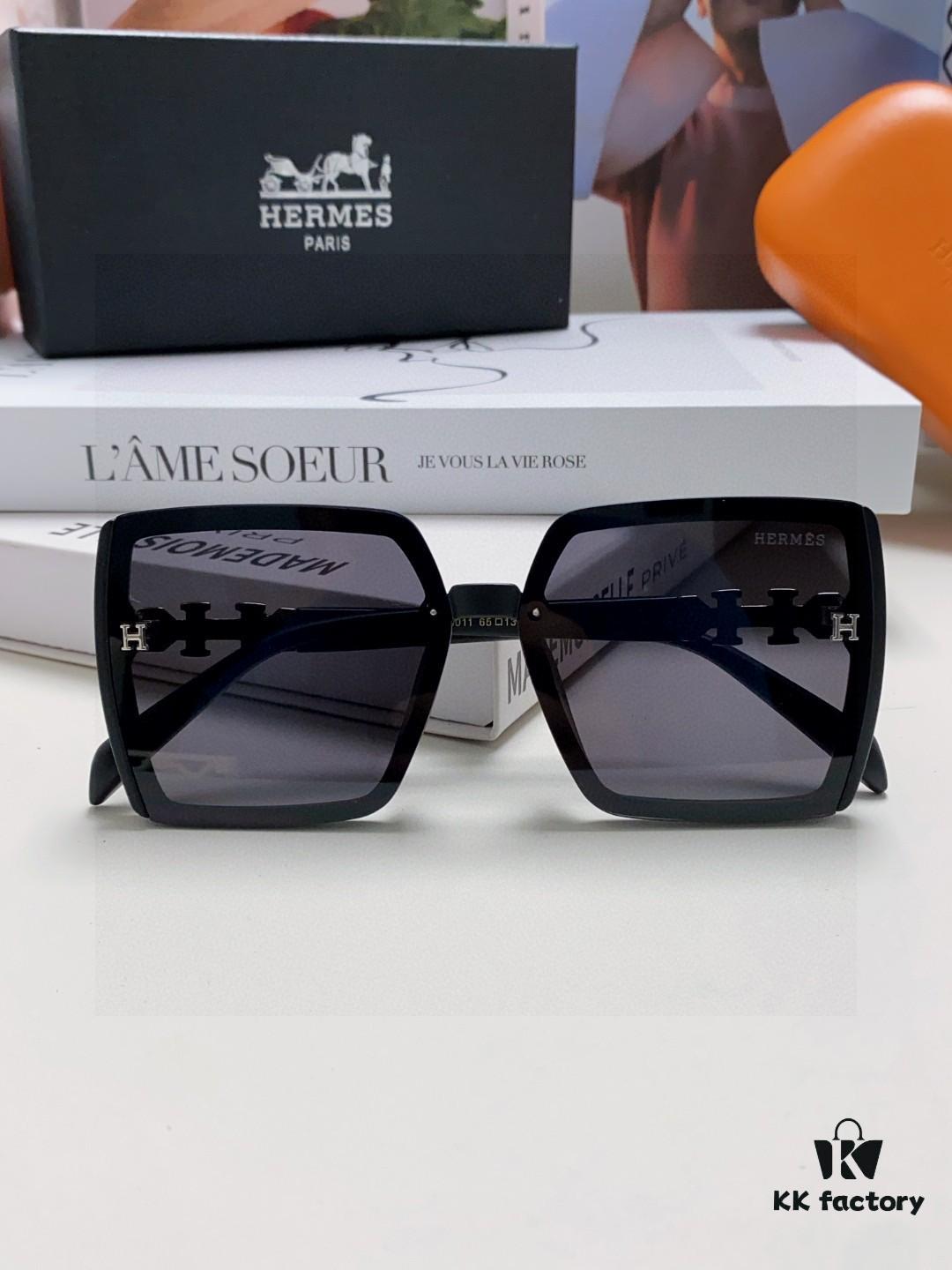 6931ae15ccd8ab3d7afa23fe Hermes 2026 New Arrival Women's High-Definition Sunglasses with Premium Cut Frame and Imported Polarized Lenses