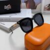 6931ae18ccd8ab3d7afa2422 Hermes 2025 New Arrival Retro Square Unisex Sunglasses for Women, Slimming Design for Round Faces, Fashionable Influencer-Style Sunglasses with Metal Cut-Out Temples, UV-Protective Eyewear