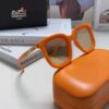6931ae19ccd8ab3d7afa2438 Hermes 2025 New Arrival Retro Square Unisex Sunglasses for Women, Slimming Frame for Round Faces, Fashionable High-End Metal Hollow-Out Temples, UV Protection Sun Glasses