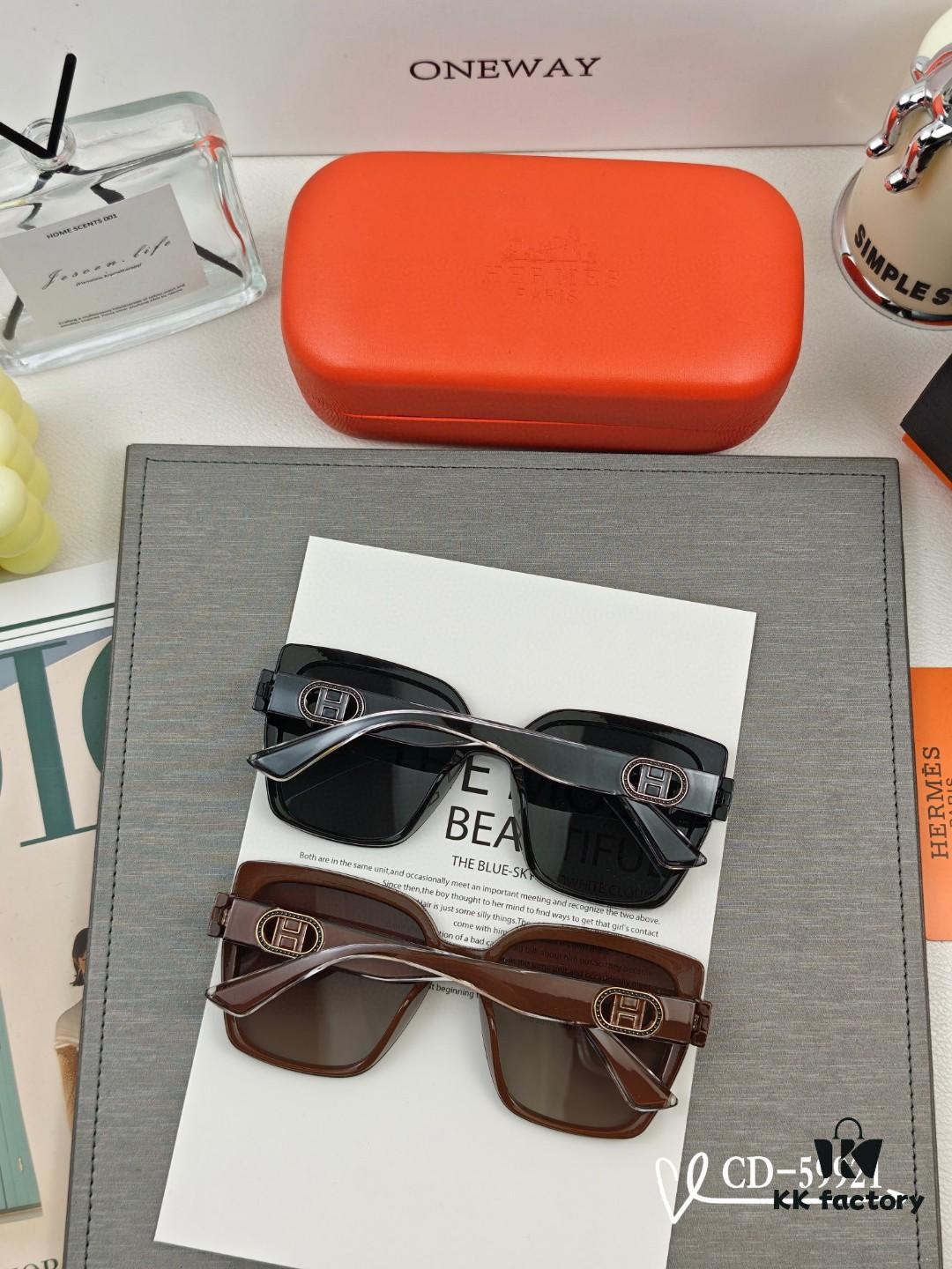 6931ae1fccd8ab3d7afa2485 Hermès | New Model 59921 TR90 Frame Lightweight Polarized Sunglasses with Bag
