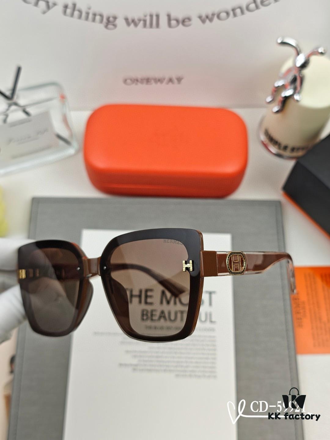 6931ae1fccd8ab3d7afa2487 Hermès | New Model 59921 TR90 Frame Lightweight Polarized Sunglasses with Bag