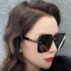 6931ae21ccd8ab3d7afa249f HERMES 2025 Spring New Arrival Original Release Famous Online Ultra-Hot Selling Blue Classic Luxury Global Fashion Square Sunglasses