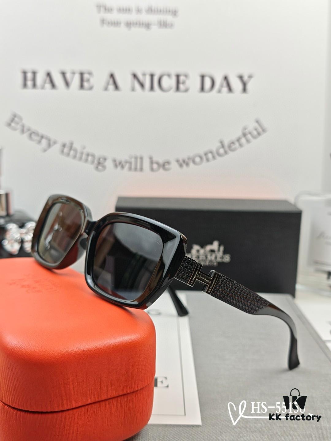 6931ae23ccd8ab3d7afa24bd Hermès | New Model Sunglasses with Polarized Lenses, Lightweight TR90 Frame, UV & Glare Protection, Ideal for Travel and Driving