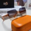 6931ae2accd8ab3d7afa2528 Hermes 2025 New Arrival Frameless Square Sunglasses, UV Protection Beach Sun Glasses with Premium Look, Slimming Effect, Unisex for Driving and Outdoor Use