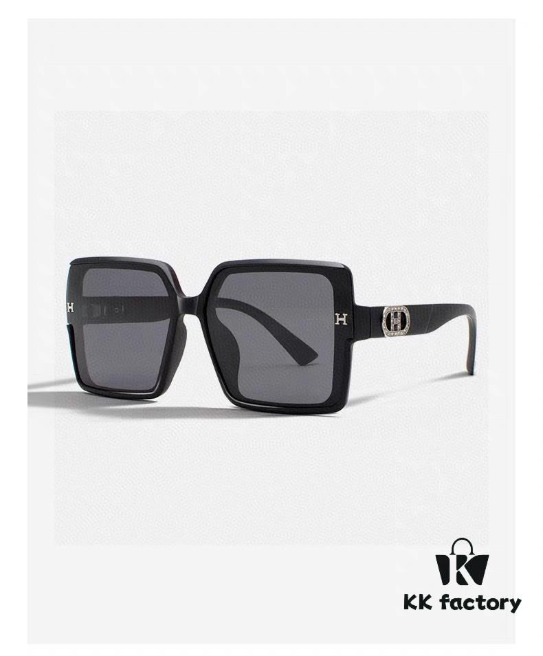Hermes Women's Polarized Sunglasses 2025 New Arrival Premium UV Protection Anti-UV Eyewear Slimming Effect