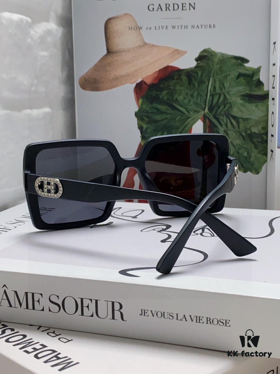 Hermes Women's Polarized Sunglasses 2025 New Arrival Premium UV Protection Anti-UV Eyewear Slimming Effect