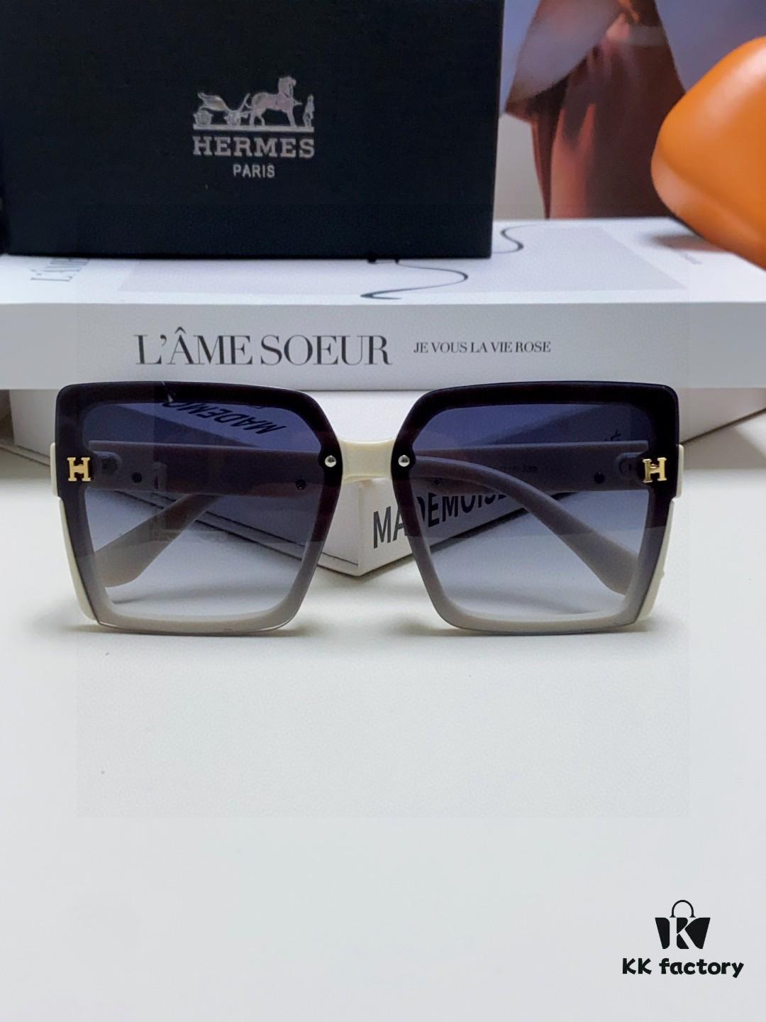 6931ae2fccd8ab3d7afa257a Hermes 2025 New Arrival Korean-Style Square Women's Sunglasses, Retro Fashion Minimalist Polarized Sunglasses, Unisex Eyewear