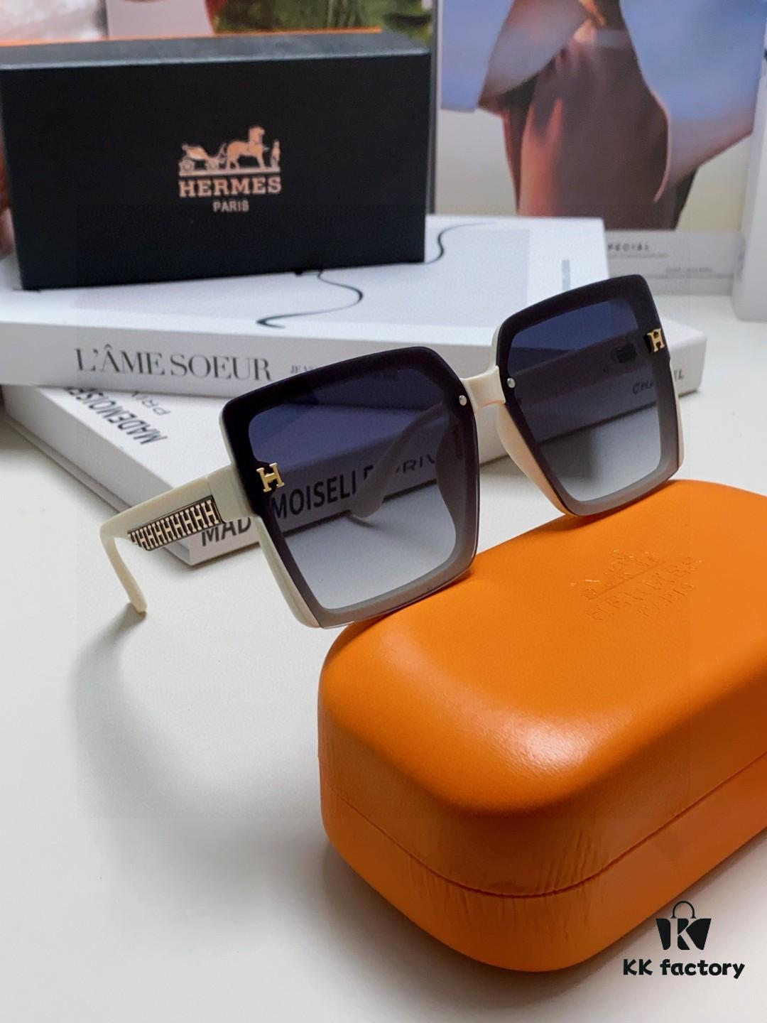 6931ae2fccd8ab3d7afa257b Hermes 2025 New Arrival Korean-Style Square Women's Sunglasses, Retro Fashion Minimalist Polarized Sunglasses, Unisex Eyewear
