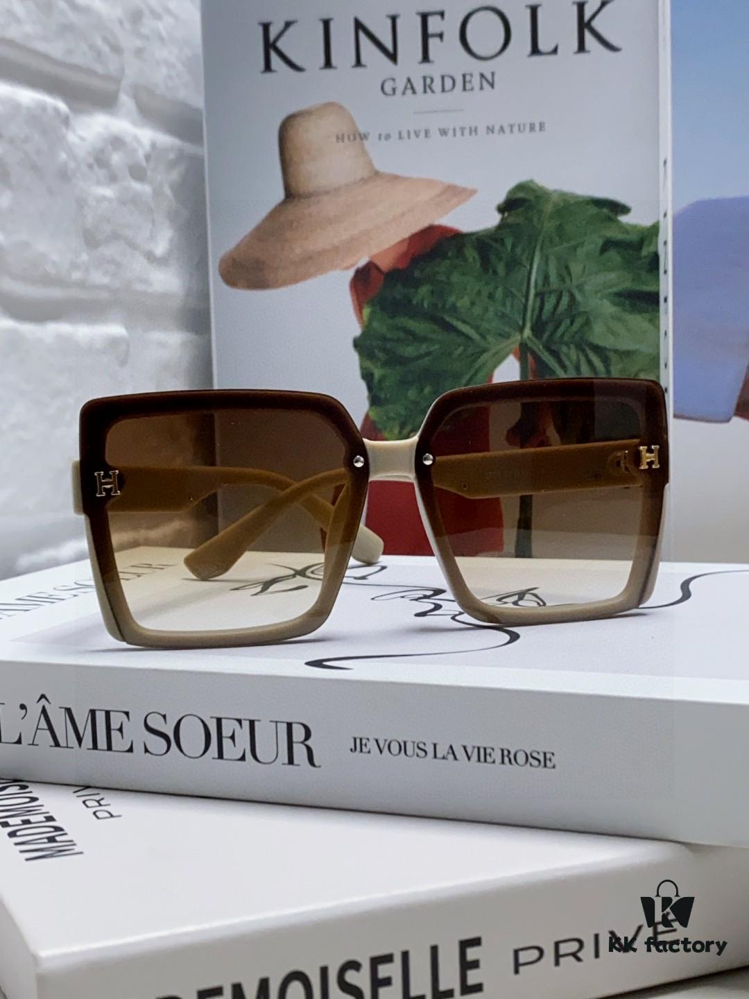 6931ae30ccd8ab3d7afa258a Hermes 2025 New Korean-Style Square Women's Sunglasses, Retro Fashion Minimalist Polarized Sunglasses, Unisex Sun Glasses