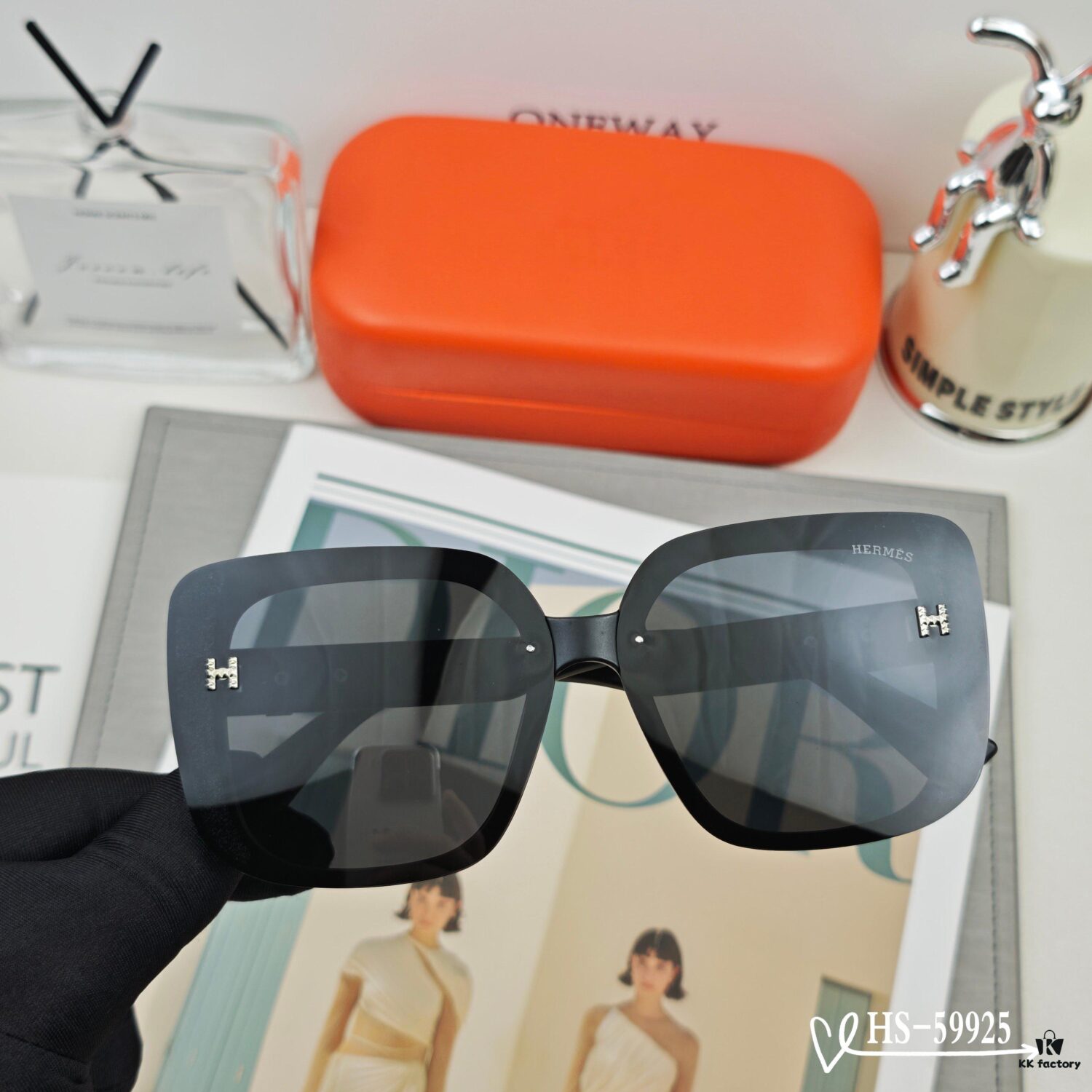 6931ae31ccd8ab3d7afa2598 Hermès | New Model 59925 TR90 Frame Lightweight Polarized Sunglasses with Polaroid Lens for Travel and Fashion