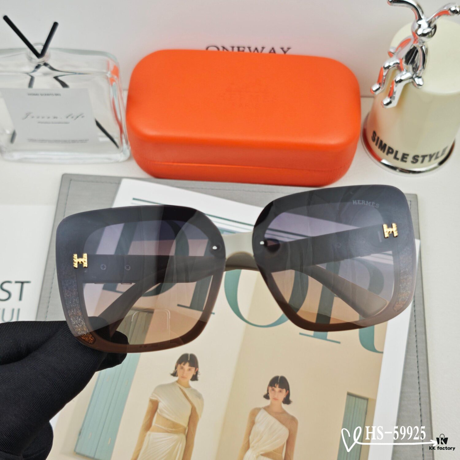 6931ae31ccd8ab3d7afa2599 Hermès | New Model 59925 TR90 Frame Lightweight Polarized Sunglasses with Polaroid Lens for Travel and Fashion