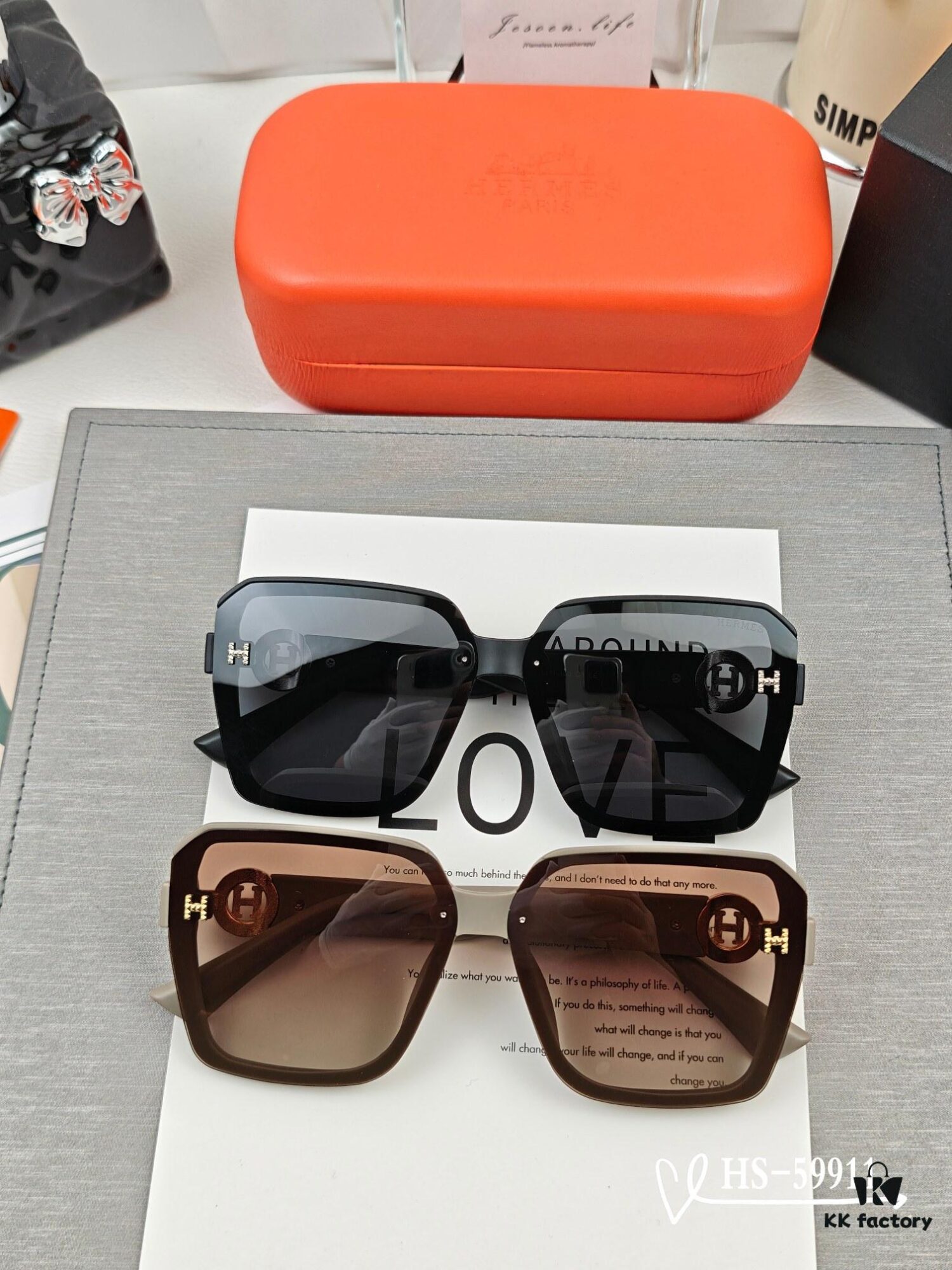 6931ae37ccd8ab3d7afa25a6 Hermes - HERMES, New Model Sunglasses with Polarized Lenses, Lightweight TR90 Frame, Ideal for Travel and Driving, Fashionable Sun Protection Eyewear