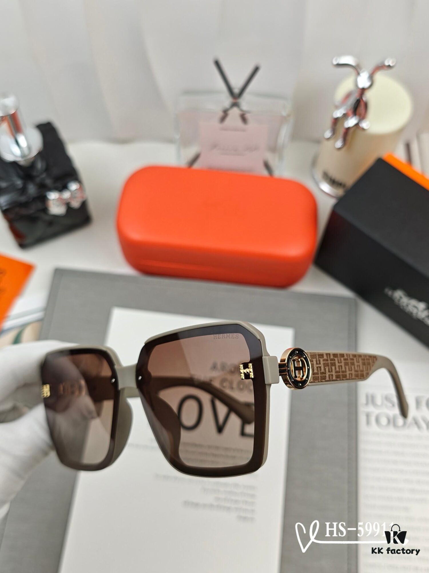 6931ae37ccd8ab3d7afa25a9 Hermes - HERMES, New Model Sunglasses with Polarized Lenses, Lightweight TR90 Frame, Ideal for Travel and Driving, Fashionable Sun Protection Eyewear