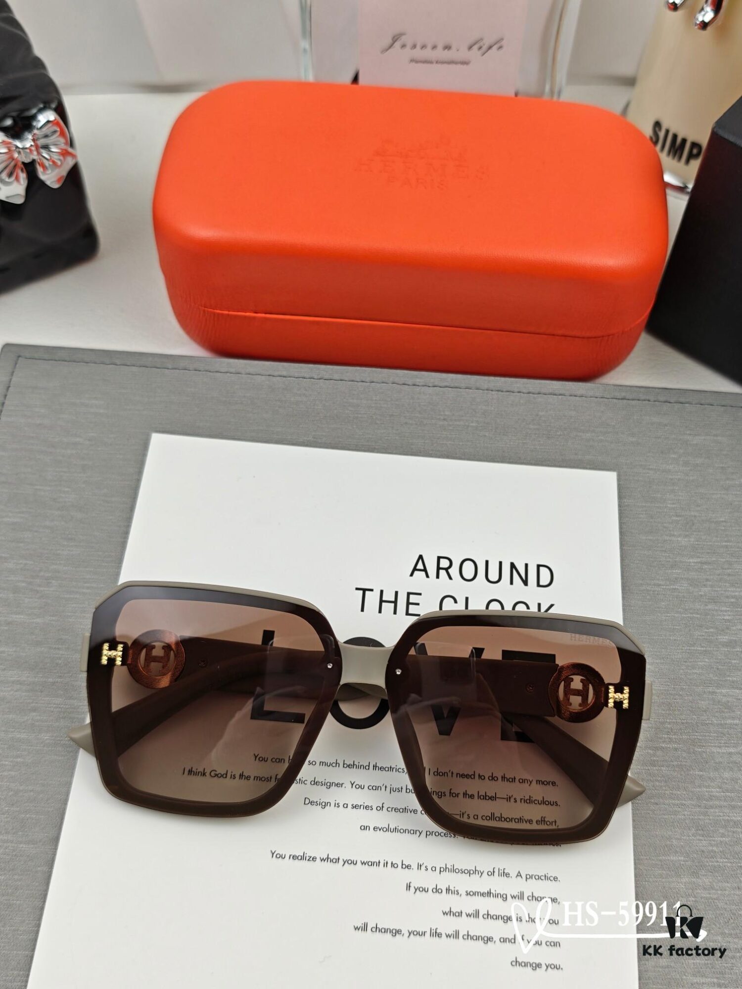 6931ae37ccd8ab3d7afa25ab Hermes - HERMES, New Model Sunglasses with Polarized Lenses, Lightweight TR90 Frame, Ideal for Travel and Driving, Fashionable Sun Protection Eyewear