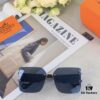 6931ae3fccd8ab3d7afa2605 Hermes Women's Ava Large Frame Sunglasses, Frameless Cut-Out Fashion Sun Glasses for Slimming Look, Trendy Influencer Streetwear Eyewear