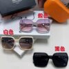 6931ae42ccd8ab3d7afa262d Hermes 2024 New Women's Square Oversized Sunglasses Round Face Slimming UV Protection Luxury Travel Sun Glasses