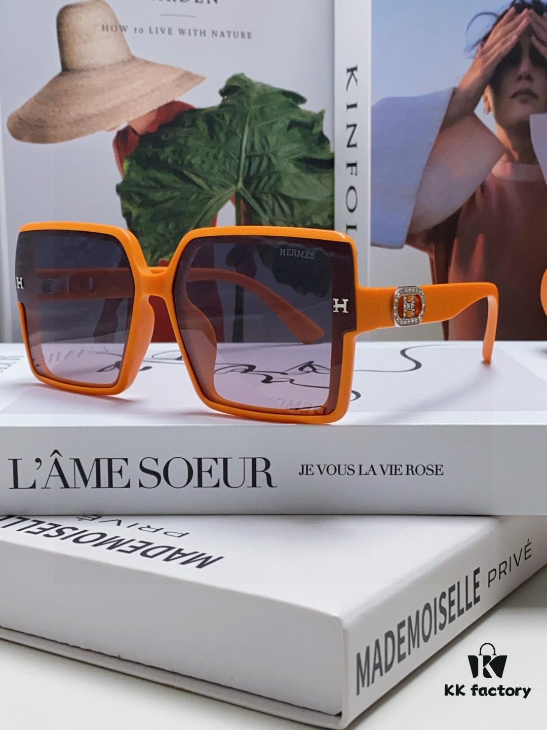 6931ae43ccd8ab3d7afa2643 Hermes Women's Polarized Sunglasses 2024 New Arrival High-End UV Protection Sunglasses Slimming Face Design