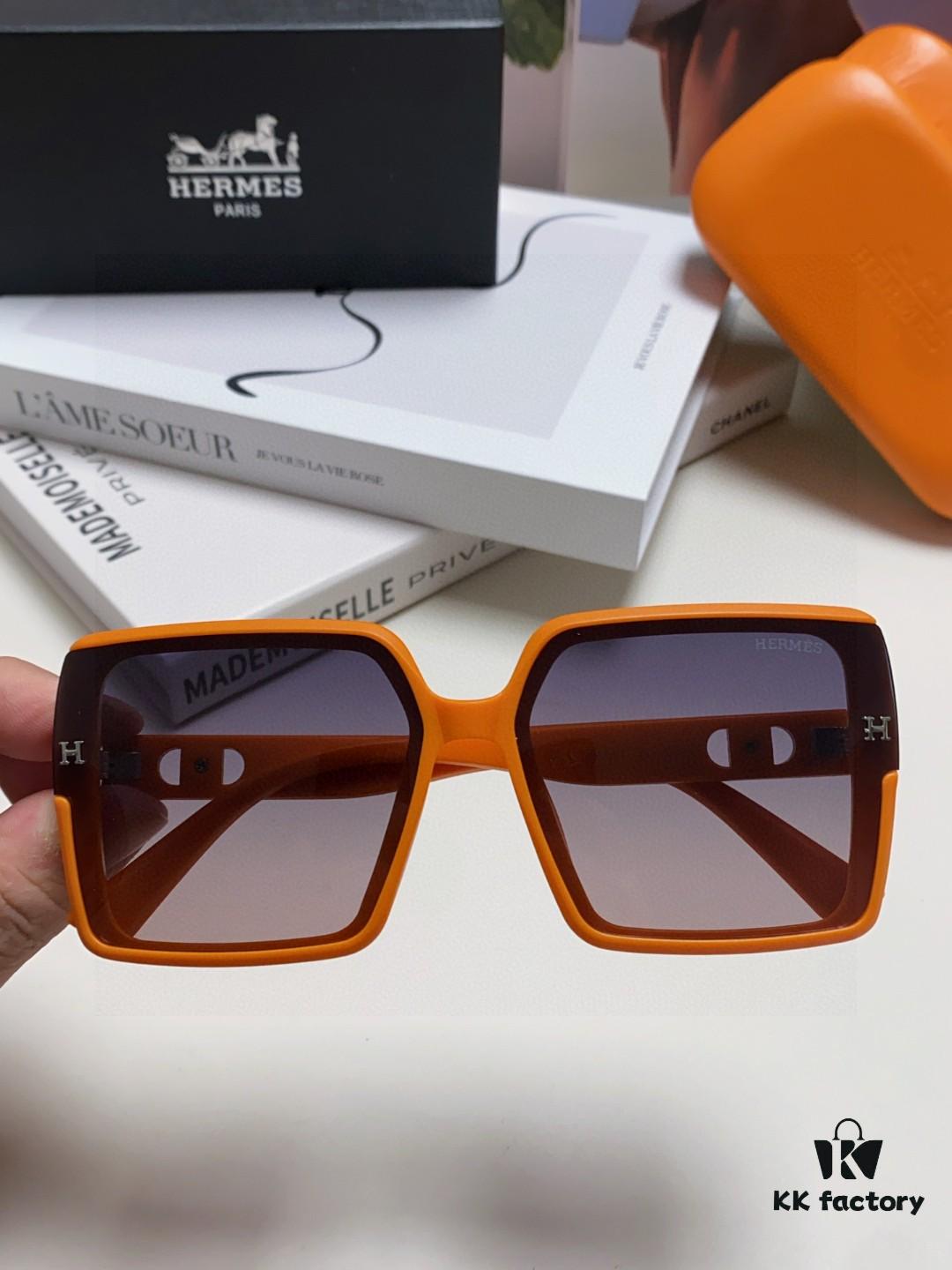 6931ae43ccd8ab3d7afa2646 Hermes Women's Polarized Sunglasses 2024 New Arrival High-End UV Protection Sunglasses Slimming Face Design