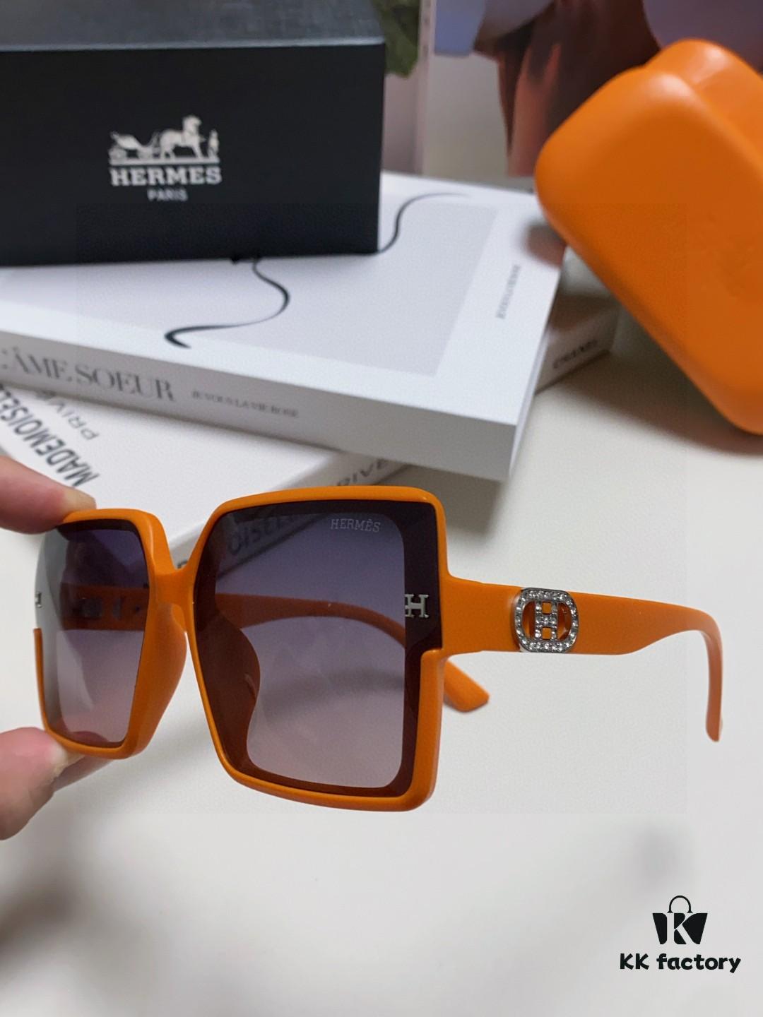6931ae44ccd8ab3d7afa2648 Hermes Women's Polarized Sunglasses 2024 New Arrival High-End UV Protection Sunglasses Slimming Face Design