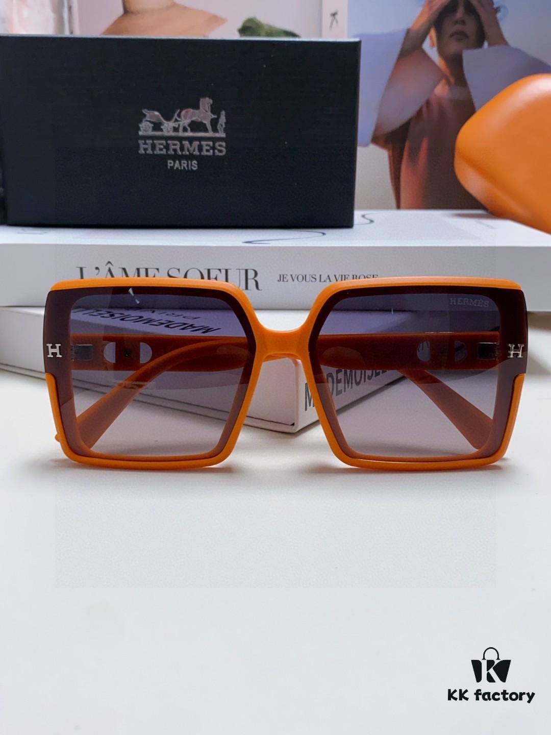 6931ae44ccd8ab3d7afa2649 Hermes Women's Polarized Sunglasses 2024 New Arrival High-End UV Protection Sunglasses Slimming Face Design