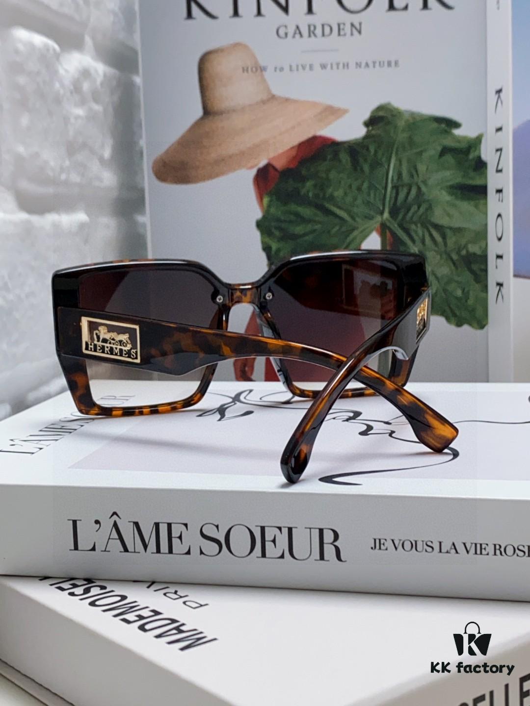 6931ae48ccd8ab3d7afa2681 Hermes 2024 New Arrival Polarized Sunglasses for Women, Fashion Oversized Frame, Slimming Effect, UV Protection, Versatile and Stylish