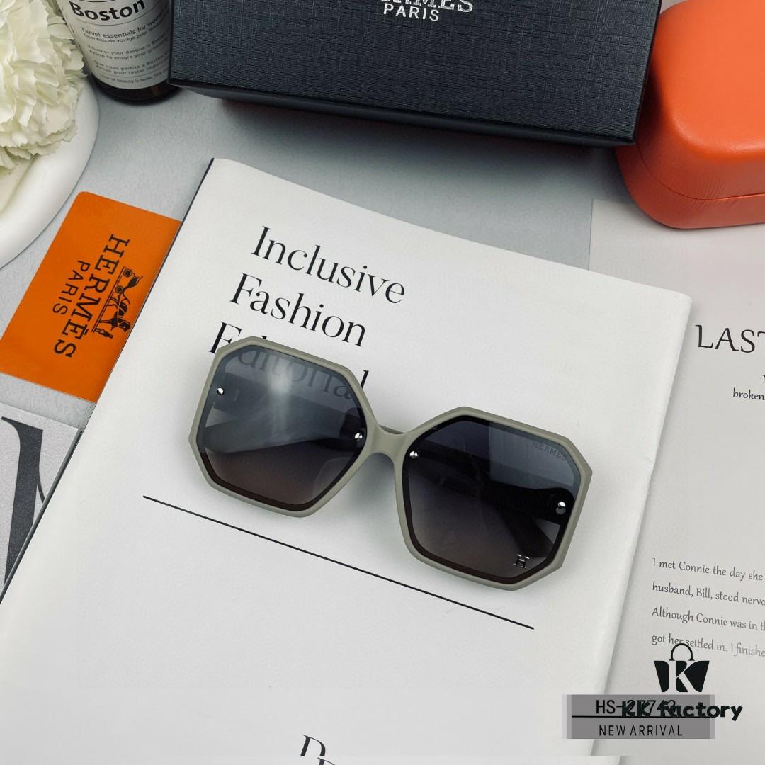 6931ae4eccd8ab3d7afa26d9 Hermès - HERMES | New 2024 Polarized Sunglasses with TR90 Frame and Polycarbonate Lenses, Lightweight and Comfortable, Ideal for Travel and Fashion, UV Protection, 3 Colors Available