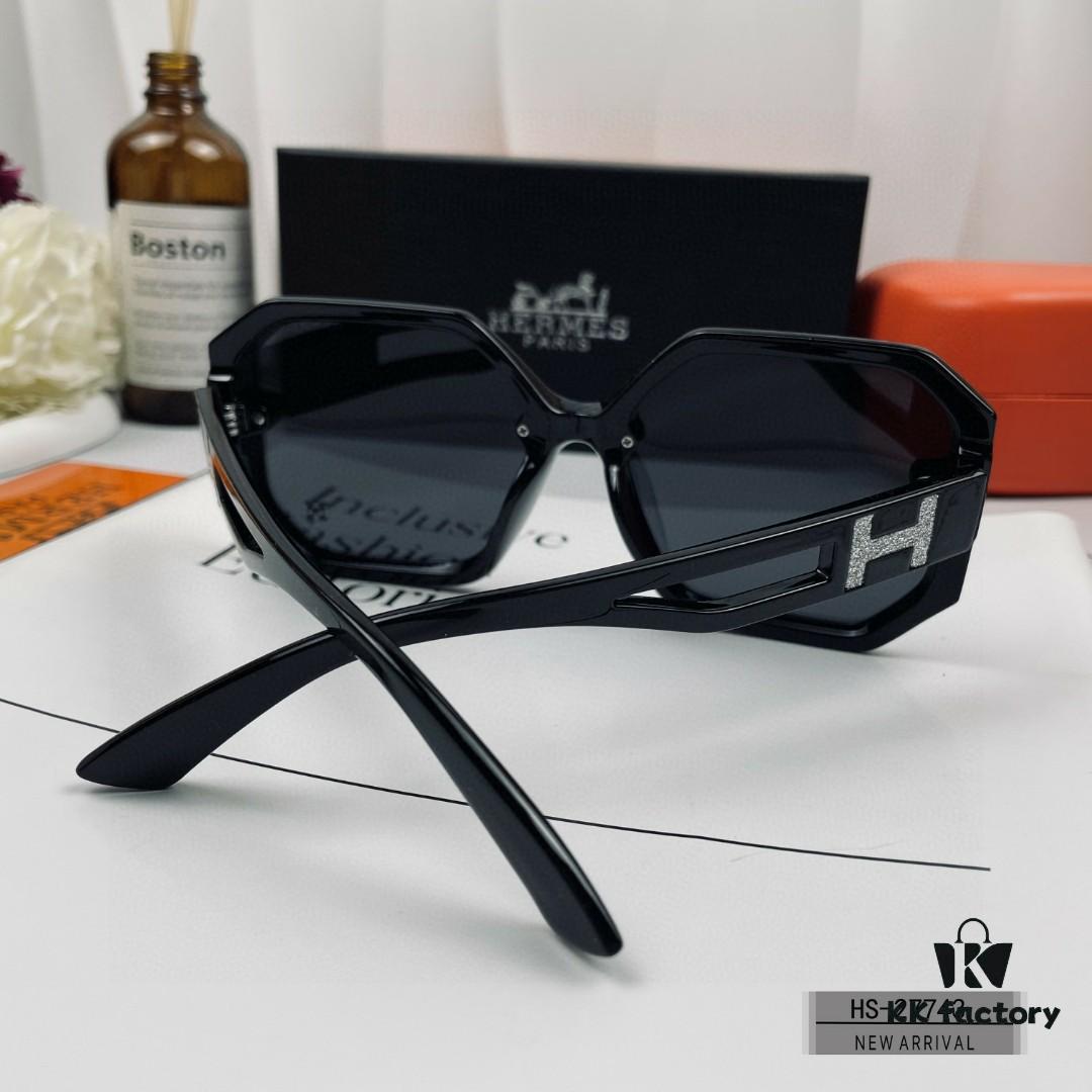 6931ae4eccd8ab3d7afa26da Hermès - HERMES | New 2024 Polarized Sunglasses with TR90 Frame and Polycarbonate Lenses, Lightweight and Comfortable, Ideal for Travel and Fashion, UV Protection, 3 Colors Available