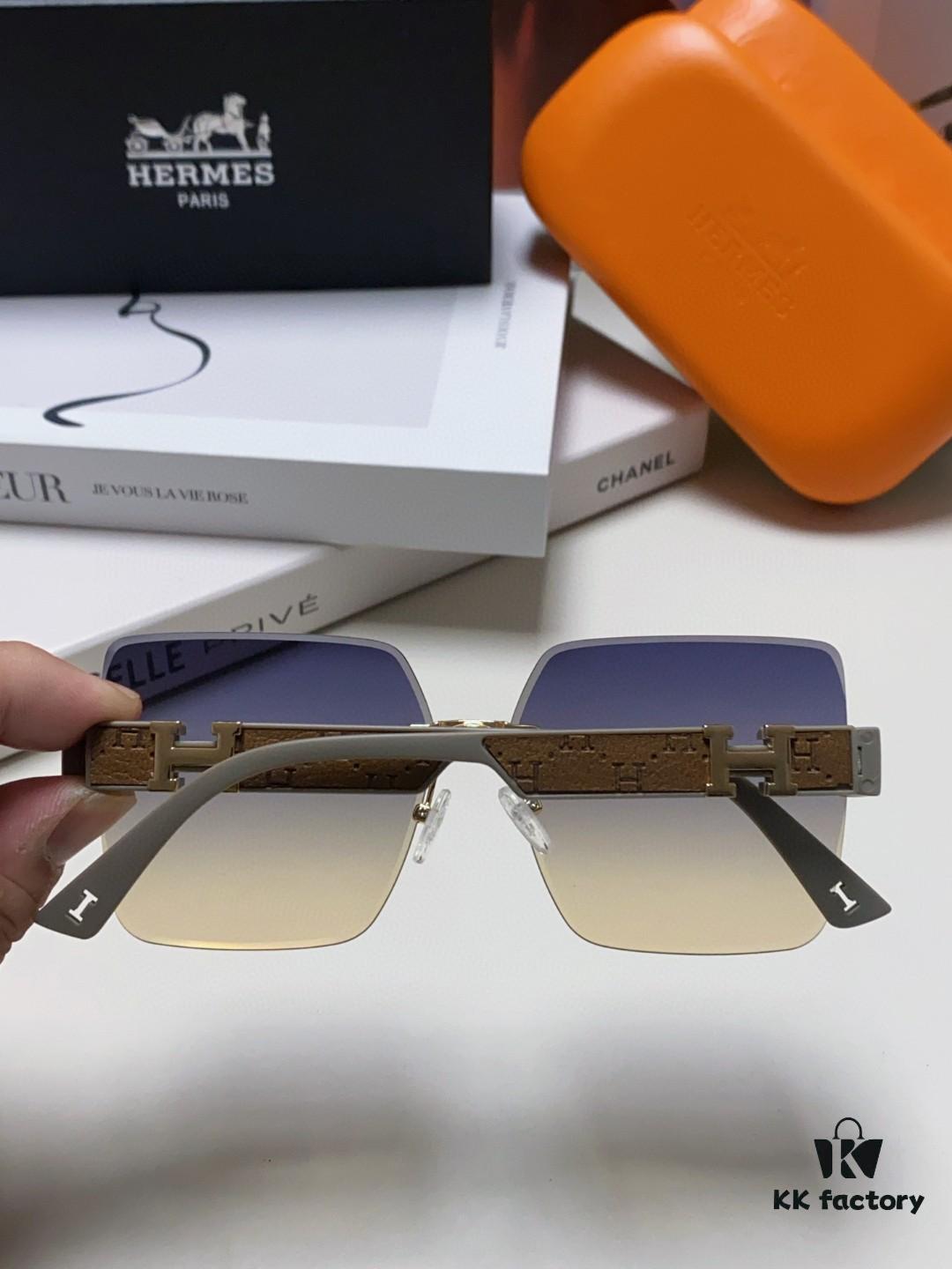 6931ae54ccd8ab3d7afa2713 Hermes 2024 New Arrival Frameless Square Beach Sunglasses UV Protection Stylish Face-Framing Sun Protection Driving Glasses Unisex