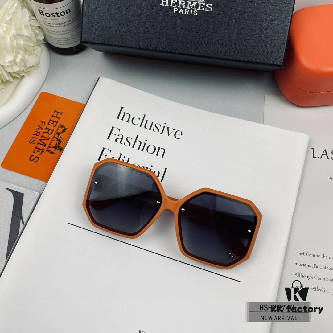 6931ae58ccd8ab3d7afa274e Hermès - Polarized Sunglasses with POLAROID Resin Lenses, Lightweight TR90 Frame, 2024 New Arrival, Fashionable Unisex Design for Travel and Daily Wear – Model: 27743