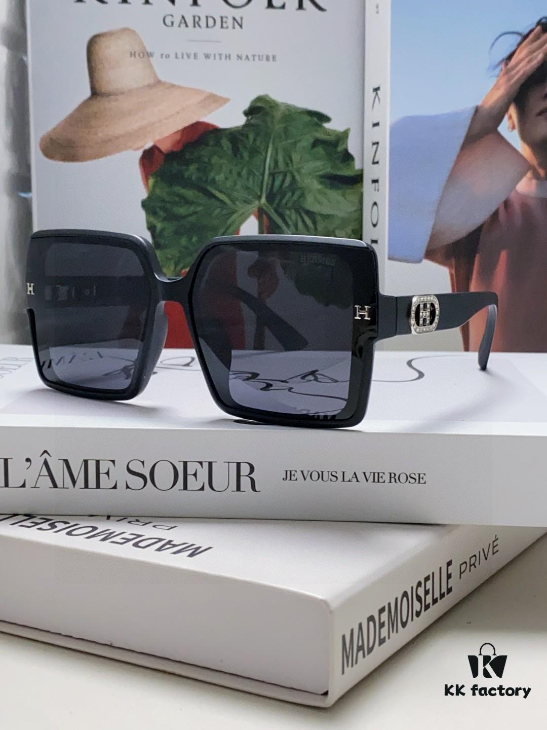 6931ae5cccd8ab3d7afa2787 Hermes Polarized Sunglasses for Women 2024 New Arrival High-End UV Protection Sun Glasses Slimming Effect