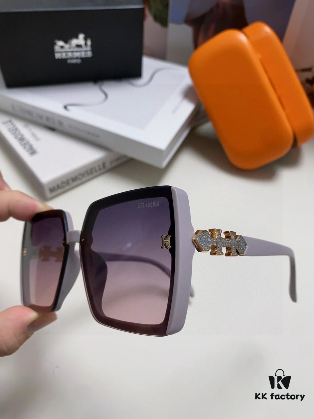 Hermes 2024 New Arrival Women's High-Quality HD Sunglasses