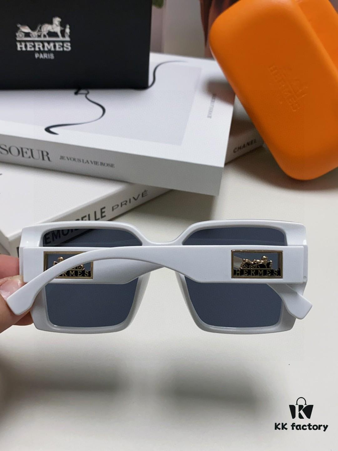 6931ae60ccd8ab3d7afa27cd Hermes 2024 New Polarized Sunglasses for Women, Fashion Oversized Frame Sunglasses That Slim the Face, UV-Protective, Casual and Versatile Stylish Shades