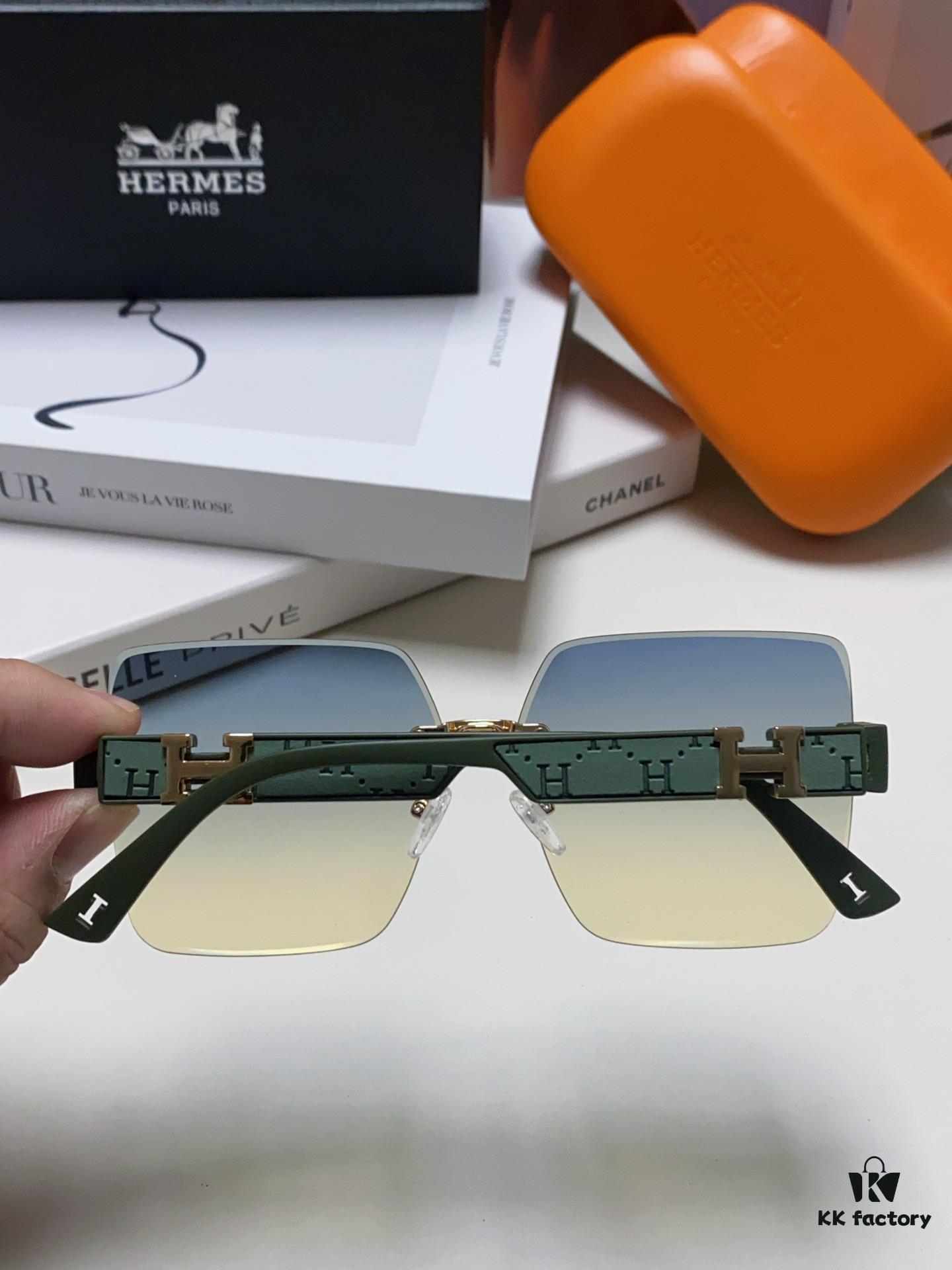 6931ae67ccd8ab3d7afa2825 Hermes 2024 New Arrival Frameless Square Sunglasses, UV-Protective Beach Sun Glasses with Premium Look, Face-Framing, Unisex for Driving and Daily Wear