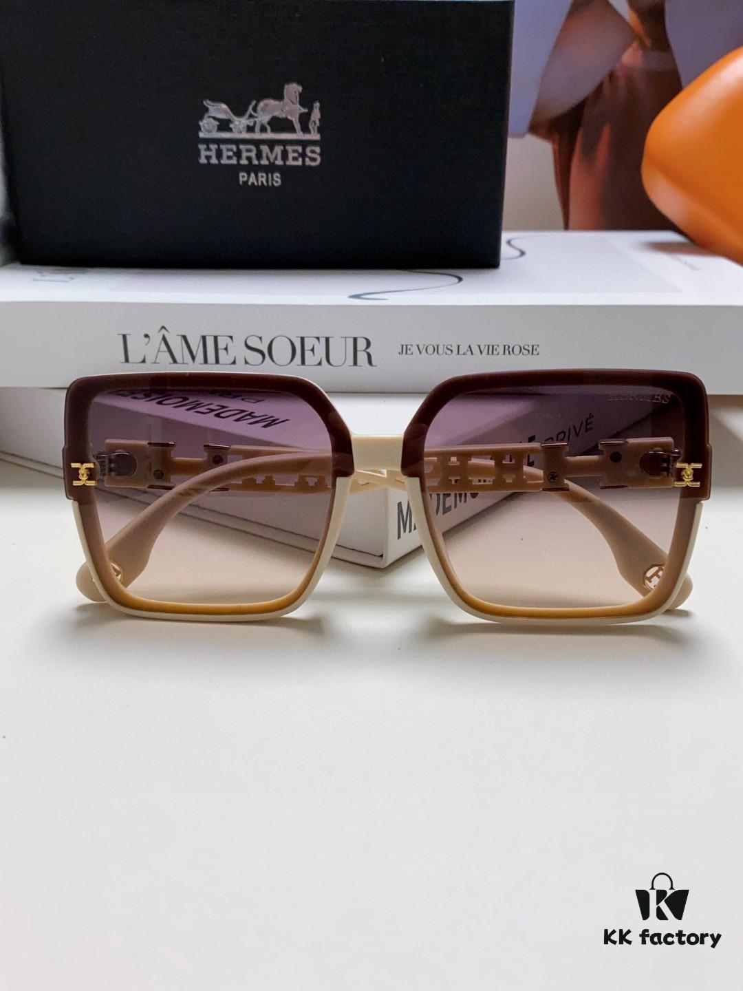 6931ae70ccd8ab3d7afa28a7 HERMES 2024 New Arrival Popular Fashion H Sunglasses for Women UV Protection Driver Shades Stylish White Sun Glasses