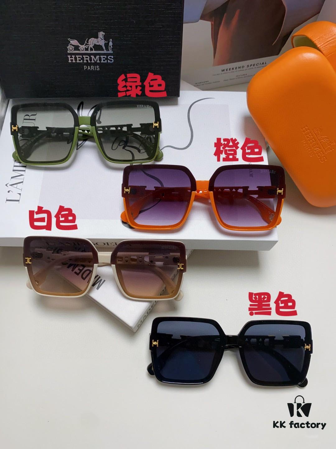 6931ae70ccd8ab3d7afa28aa HERMES 2024 New Arrival Popular Fashion H Sunglasses for Women UV Protection Driver Shades Stylish White Sun Glasses
